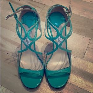 Jimmy choo mint sandle sz 40